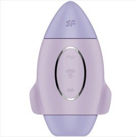 SATISFYER - MISSION CONTROL BLEU PETIT VIBRATEUR DOUBLE IMPULSION