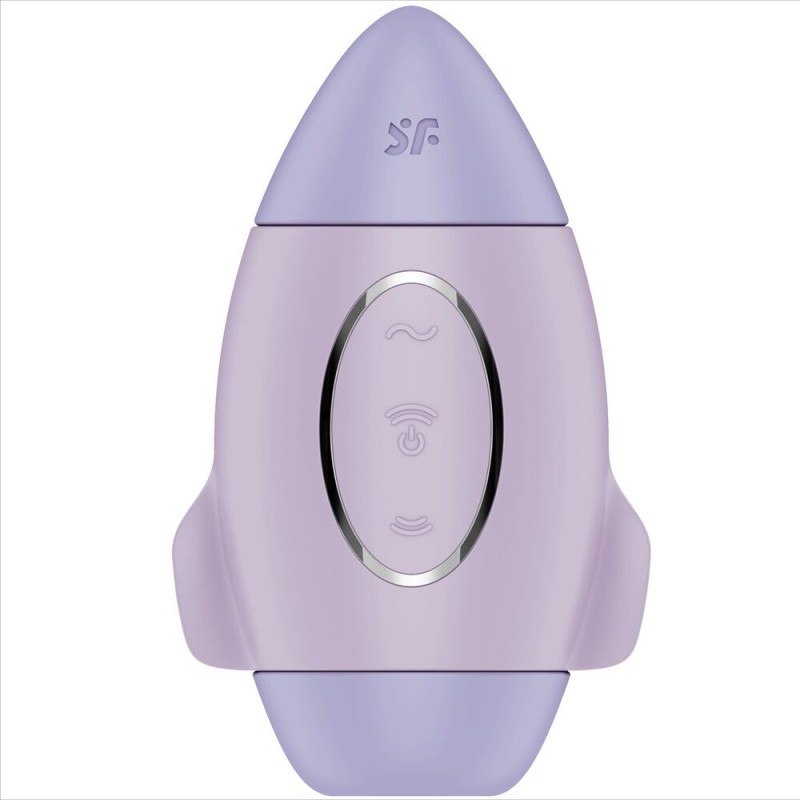 SATISFYER - MISSION CONTROL BLUE SMALL DOUBLE IMPULSE VIBRATOR SATISFYER - MISSION CONTROL BLUE SMALL DOUBLE IMPULSE VIBRATOR