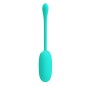 PRETTY LOVE - JULIUS WATERPROOF-RECHARGEABLE VIBRATING EGG AQUA GREEN PRETTY LOVE - JULIUS WATERPROOF-RECHARGEABLE VIBRATING EGG AQUA GREEN