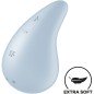 SATISFYER - VIBRATEUR DEW DROP LAY-ON BLEU SATISFYER - VIBRATEUR DEW DROP LAY-ON BLEU