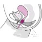 FUN FACTORY - SMARTBALL UNO PELVIC BALL WHITE / PASTEL LILAC FUN FACTORY - SMARTBALL UNO PELVIC BALL WHITE / PASTEL LILAC