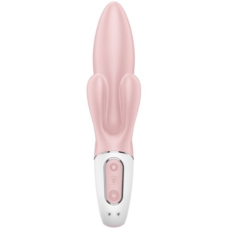 SATISFYER - AIR PUMP BUNNY 3 INFLATABLE RABBIT VIBRATOR PINK