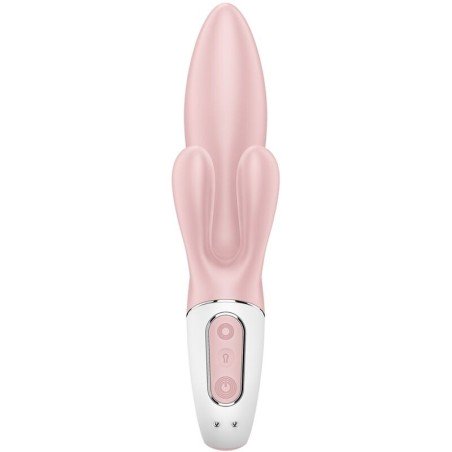 SATISFYER - AIR PUMP BUNNY 3 VIBRATORE GONFIABILE CONIGLIO ROSA
