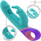 INTENSE - MONICA RABBIT VIBRATOR WITH ROTATING G-SPOT STIMULATOR BLUE INTENSE - MONICA RABBIT VIBRATOR WITH ROTATING G-SPOT STIMULATOR BLUE