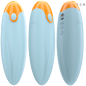 INTENSE - MIKE VIBRIERENDES BULLET 10 VIBRATIONEN BLAU INTENSE - MIKE VIBRIERENDES BULLET 10 VIBRATIONEN BLAU