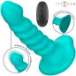 INTENSE - VIBRATORE BUFFY TAGLIA S DESIGN A SPIRALE 10 VIBRAZIONI TELECOMANDO BLU
