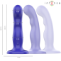 INTENSE - SHORTY VIBRATORE CON VENTOSA TELECOMANDO BLU INTENSE - SHORTY VIBRATORE CON VENTOSA TELECOMANDO BLU