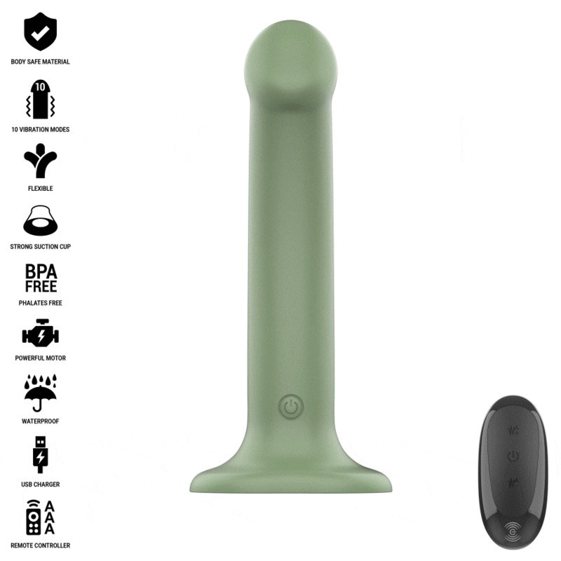 INTENSE - BECCA VIBRATEUR AVEC VENTOUSE 10 VIBRATIONS TÉLÉCOMMANDE VERTE INTENSE - BECCA VIBRATEUR AVEC VENTOUSE 10 VIBRATIONS TÉLÉCOMMANDE VERTE