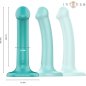 INTENSE - KATIE VIBRATEUR AVEC VENTOUSE 10 VIBRATIONS TÉLÉCOMMANDE BLEUE