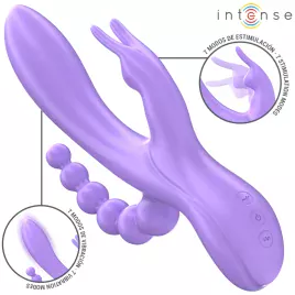 INTENSE - MIKO TRIPLE VIBRATOR RABBIT STIMULATOR ANAL 7 VIBRATIONS PURPLE