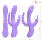 INTENSE - MIKO TRIPLO VIBRATORE CONIGLIO STIMOLATORE ANALE 7 VIBRAZIONI VIOLA INTENSE - MIKO TRIPLO VIBRATORE CONIGLIO STIMOLATORE ANALE 7 VIBRAZIONI VIOLA