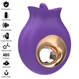 INTENSE - STIMOLATORE CLITORIDEO TULI 9 VIBRAZIONI E 9 OSCILLAZIONI VIOLA