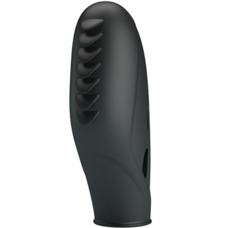 PRETTY LOVE - GILO SILICONE FINGER VIBRATOR BLACK