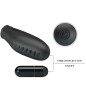 PRETTY LOVE - GILO SILICONE FINGER VIBRATOR BLACK PRETTY LOVE - GILO SILICONE FINGER VIBRATOR BLACK
