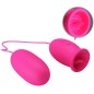 PRETTY LOVE - DAISY VIBRATING EGG + CLITORIS STIMULATING TONGUE PINK PRETTY LOVE - DAISY VIBRATING EGG + CLITORIS STIMULATING TONGUE PINK