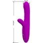 PRETTY LOVE - VIBRATEUR MULTIFONCTION ANGELIQUE + STIMULATEUR DE CLITORIS VIOLET PRETTY LOVE - VIBRATEUR MULTIFONCTION ANGELIQUE + STIMULATEUR DE CLITORIS VIOLET