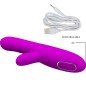 PRETTY LOVE - VIBRATEUR MULTIFONCTION ANGELIQUE + STIMULATEUR DE CLITORIS VIOLET PRETTY LOVE - VIBRATEUR MULTIFONCTION ANGELIQUE + STIMULATEUR DE CLITORIS VIOLET