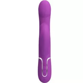 PRETTY LOVE - VIBRATEUR ET STIMULATEUR MULTIFONCTION 4 EN 1 VIOLET