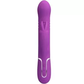 PRETTY LOVE - COALE 4 IN 1 MULTIFUNCTION RABBIT VIBRATOR PURPLE