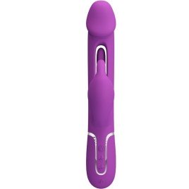 PRETTY LOVE - KAMPAS VIBRATEUR LAPIN MULTIFONCTION 3 EN 1 VIOLET