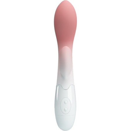 PRETTY LOVE - VIBRATEUR POINT G LUMINEUX + STIMULATEUR DE CLITORIS 30 VIBRATIONS ROSE