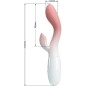 PRETTY LOVE - BRIGHTY G-SPOT VIBRATOR + CLITORIS STIMULATOR 30 VIBRATIONS PINK PRETTY LOVE - BRIGHTY G-SPOT VIBRATOR + CLITORIS STIMULATOR 30 VIBRATIONS PINK