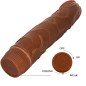 BAILE - VIBRATEUR RÉALISTE BOB 22,5 CM MULÂTRE BAILE - VIBRATEUR RÉALISTE BOB 22,5 CM MULÂTRE