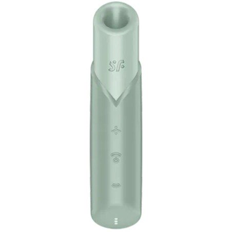 SATISFYER - STIMULATEUR DE CLITORIS NAUGHTY KISS WAVE AIGUE-MARINE