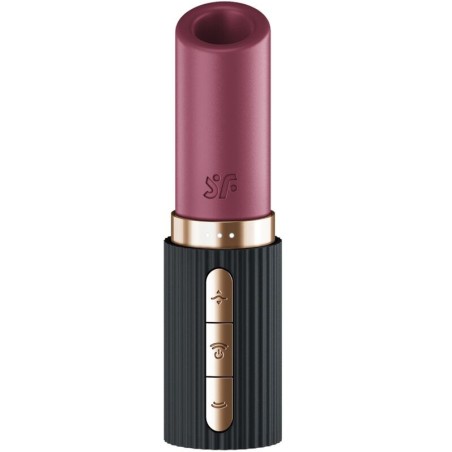 SATISFYER - STIMULATEUR DE CLITORIS PRO 2 KISS WAVE GRENAT / NOIR