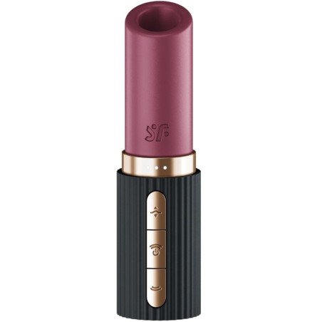 SATISFYER - STIMULATEUR DE CLITORIS PRO 2 KISS WAVE GRENAT / NOIR