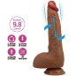 BAILE - MAGNIFIQUE VIBRATEUR RÉALISTE WILKS 5 RÉGLAGES 25 CM MULATO BAILE - MAGNIFIQUE VIBRATEUR RÉALISTE WILKS 5 RÉGLAGES 25 CM MULATO