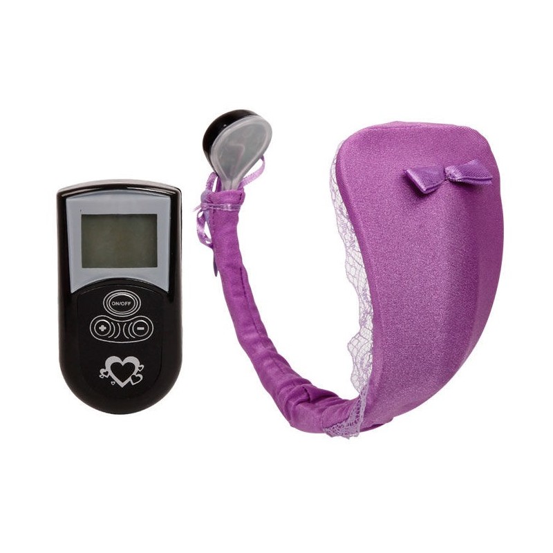 BAILE - STRING AVEC VIBRATEUR AVEC TÉLÉCOMMANDE LILAS BAILE - STRING AVEC VIBRATEUR AVEC TÉLÉCOMMANDE LILAS
