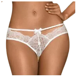 PENTHOUSE - CULOTTE ADORE ME BLANC L/XL