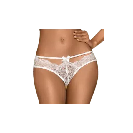 PENTHOUSE - CULOTTE ADORE ME BLANC S/M