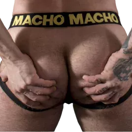 MACHO - MX25AC JOCK CUIR JAUNE S