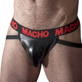 MACHO - MX25RC JOCK RED LEATHER S