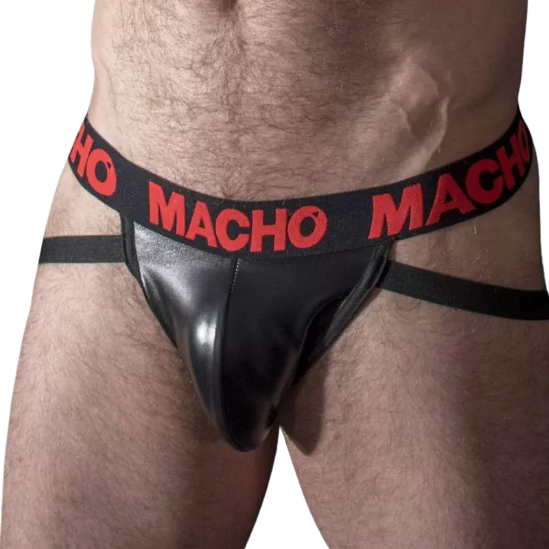 MACHO - MX25RC JOCK RED LEATHER S MACHO - MX25RC JOCK RED LEATHER S