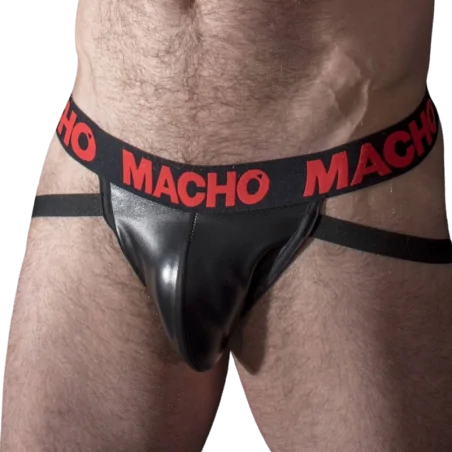 MACHO - MX25RC JOCK RED LEATHER S