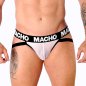 MACHO - MX26X1 JOCK GRID BLANC XL MACHO - MX26X1 JOCK GRID BLANC XL