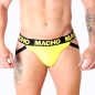 MACHO - MX25A JOCK LYCRA JAUNE XL MACHO - MX25A JOCK LYCRA JAUNE XL
