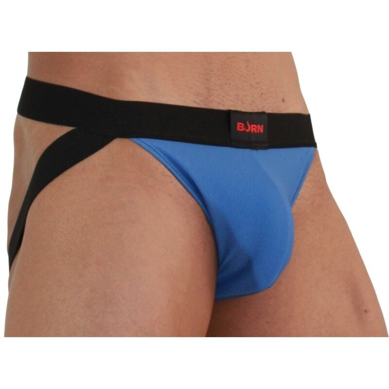 BURN - 008 JOCK BLEU / NOIR XL BURN - 008 JOCK BLEU / NOIR XL