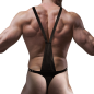 FETISH SUBMISSIVE ATTITUDE - HARNAIS EN CUIR ÉCOLOGIQUE EN FORME DE V POUR HOMMES