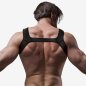 FETISH SUBMISSIVE ATTITUDE - HARNAIS DE POITRINE EN NÉOPRÈNE POUR HOMMES TAILLE L
