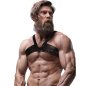 FETISH SUBMISSIVE ATTITUDE - HARNAIS DE POITRINE EN ÉCO-CUIR POUR HOMMES BRIGADE
