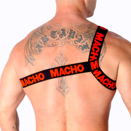 MACHO - ROMAN HARNESS YELLOW S/M