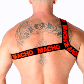 MACHO - ROMAN HARNESS YELLOW S/M