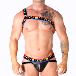 MACHO - ROMAN HARNESS YELLOW S/M