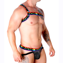 MACHO - ROMAN HARNESS YELLOW S/M