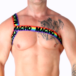 MACHO - ROMAN HARNESS YELLOW S/M