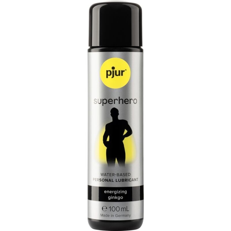 PJUR - SUPERHERO ENERGIZING LUBRICANT GINKGO 100 ML PJUR - SUPERHERO ENERGIZING LUBRICANT GINKGO 100 ML